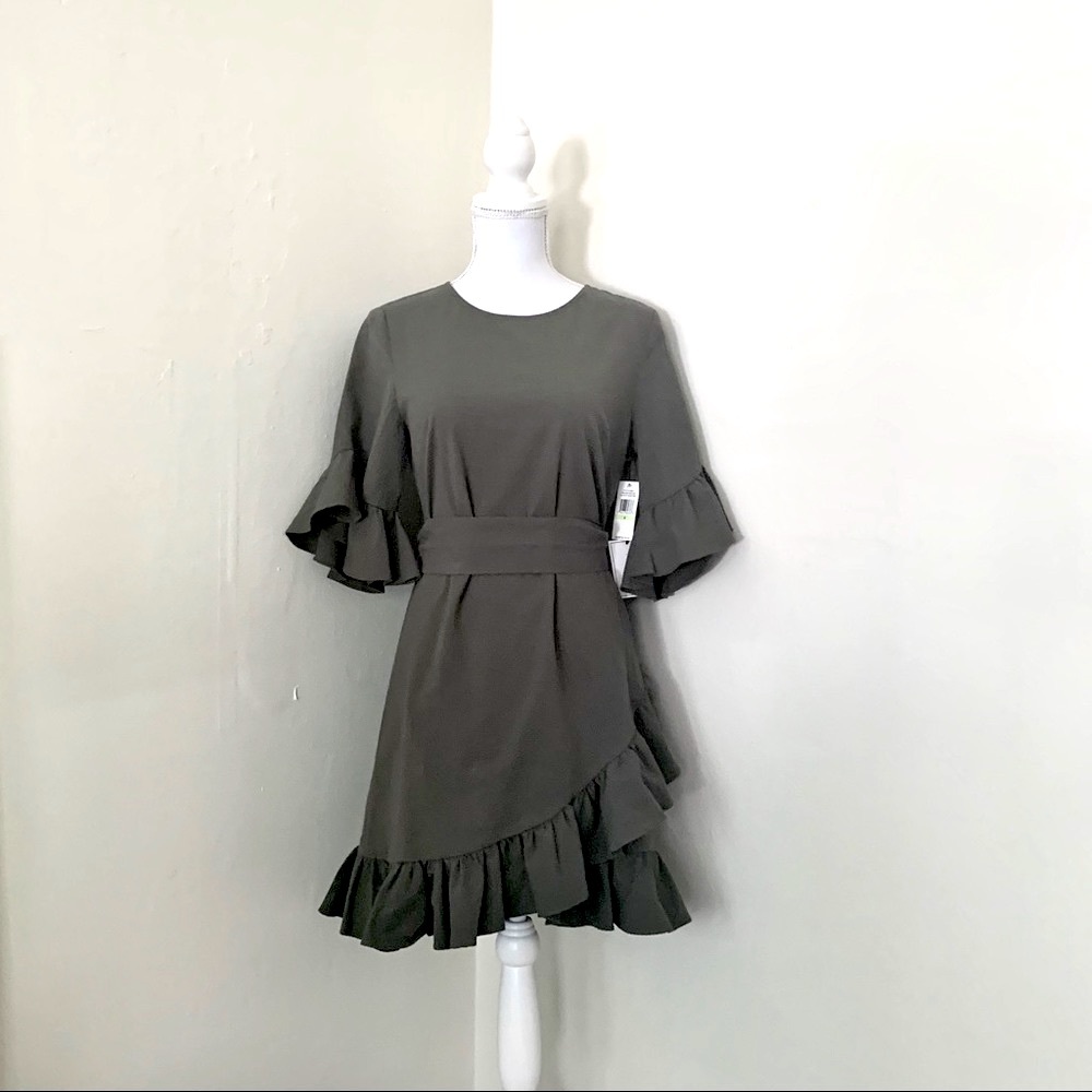 1. State / Ruffle Mini Dress - Picture 4 of 8